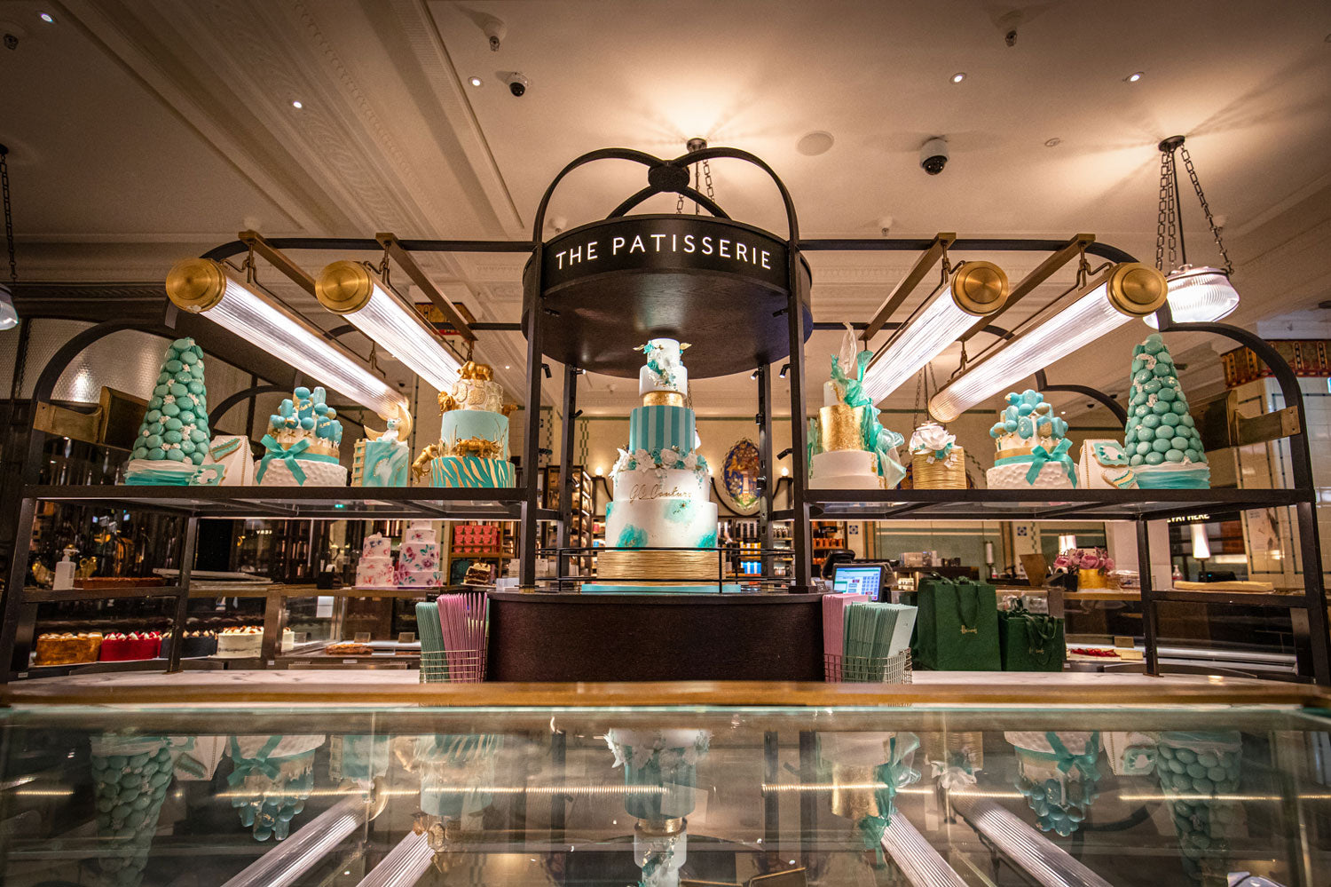 Harrods Cake Displays In The Food Hall GC Couture Harrods Cake Displays In The Food Hall GC Couture